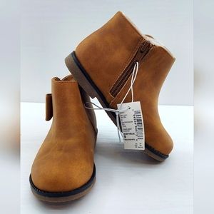NWT Children Place Tan Ankle Boots Sz. 9